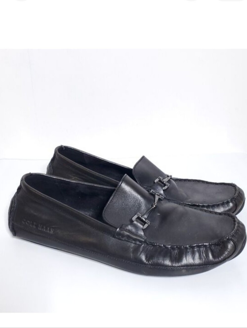 Cole Haan Wyatt Horsebit Loafers Men Size 9.5 M Black Leather Low Driving Shoes